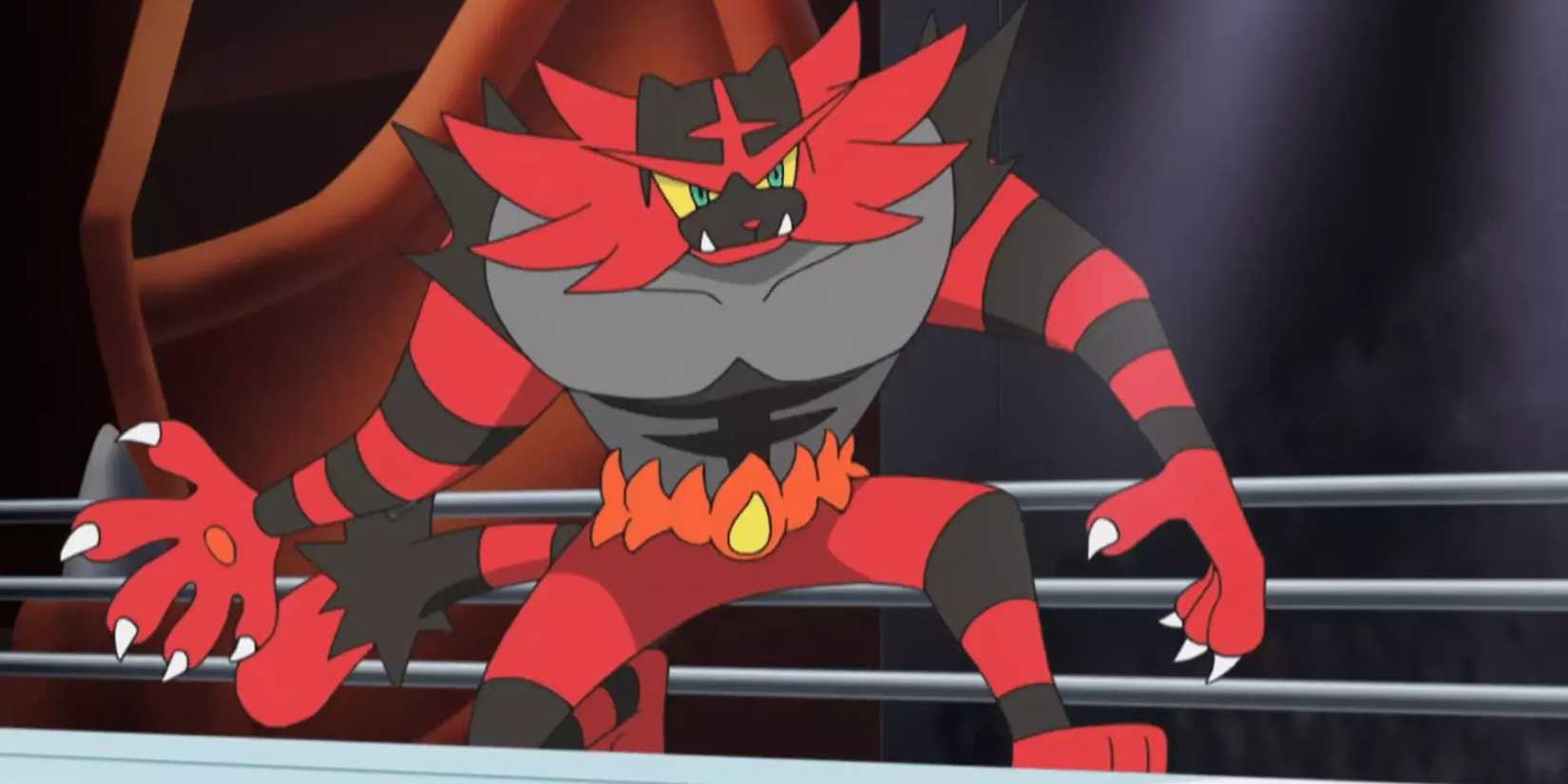 Incineroar in the ring