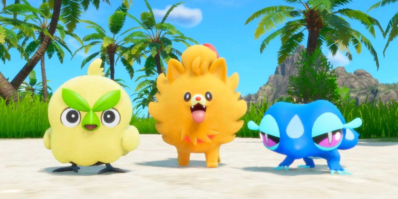 The starters of 'Pokémon Winds and Waves'