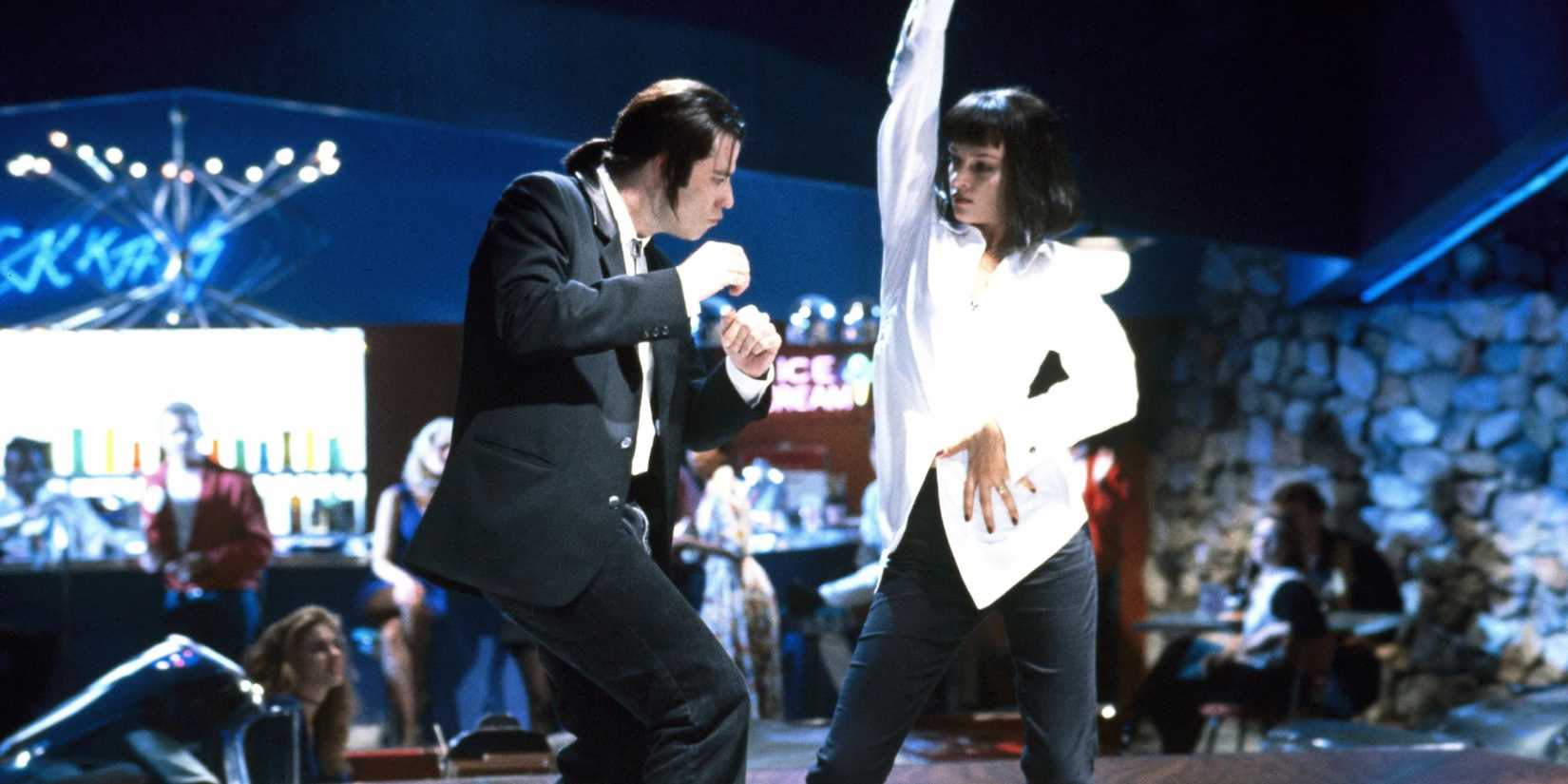 John Travolta and Uma Thurman dancing in Pulp Fiction