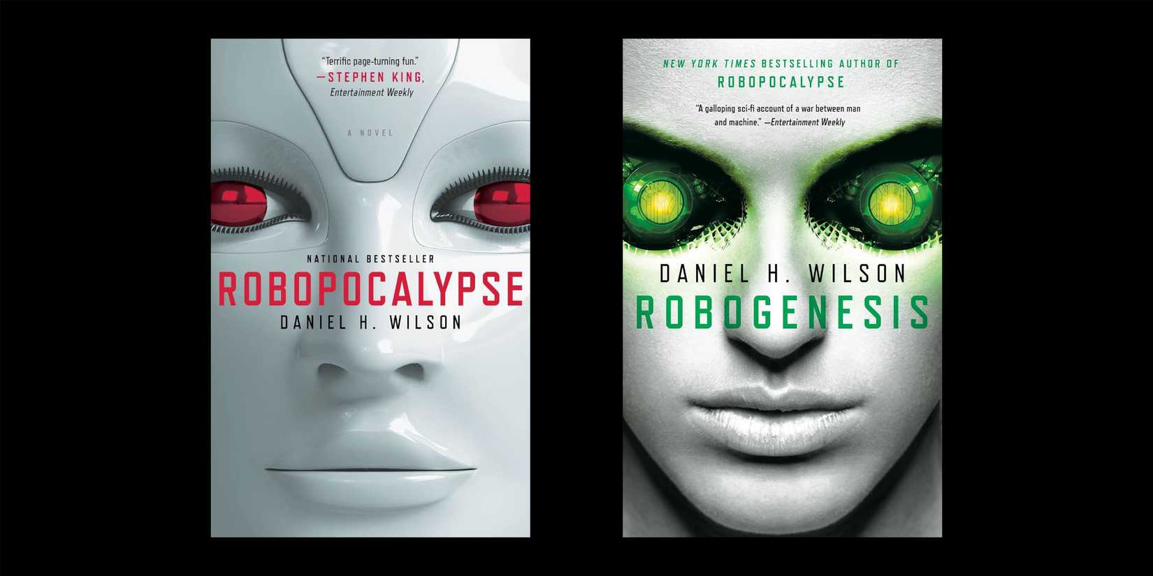 Robopocalypse and Robogenesis by Daniel H. Wilson.