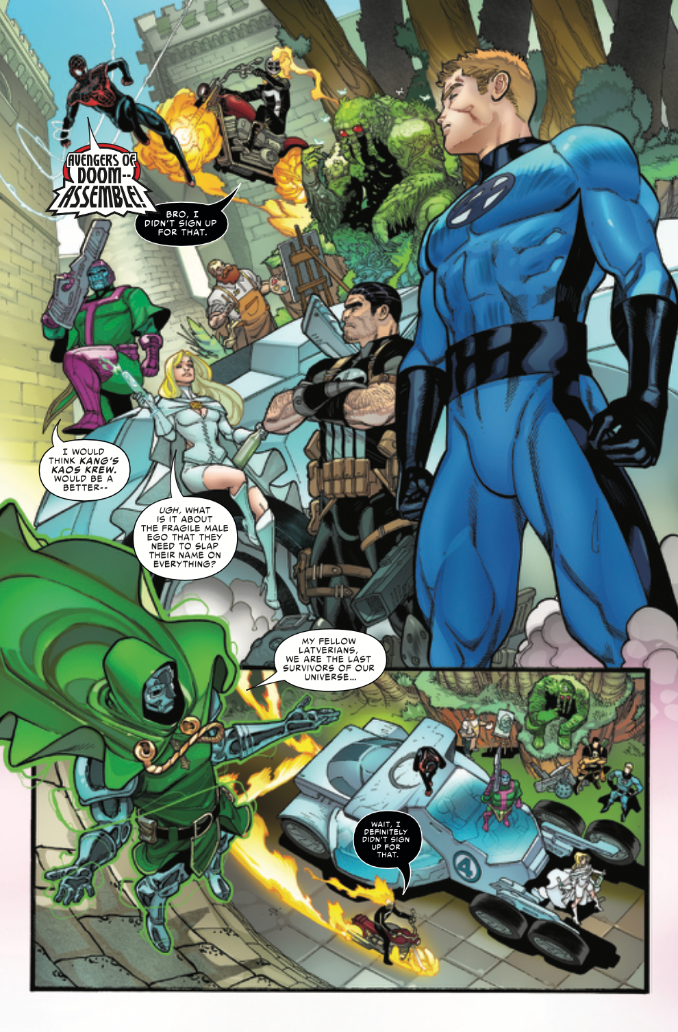 Doctor Doom Officially Assembles Marvel’s Strangest Team for New 2026 ...