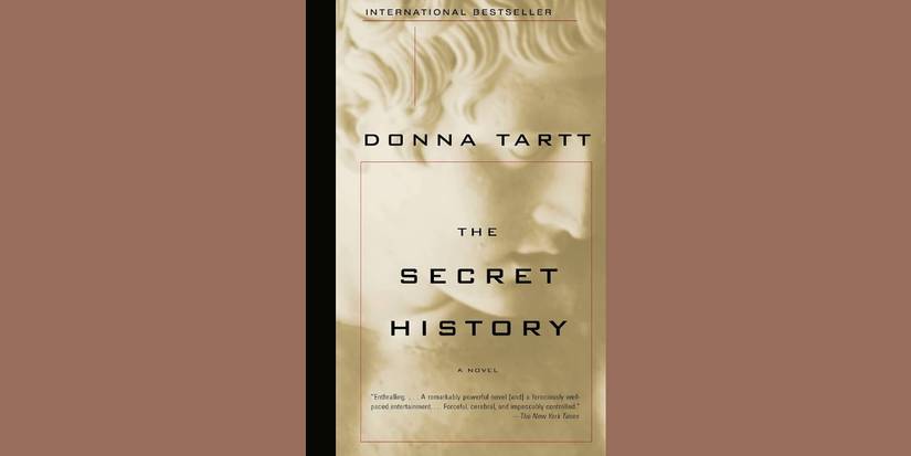 The book cover for The Secret History by Donna Tartt