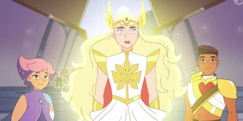 She-Ra, Bow and Glimmer prepare for a big event.