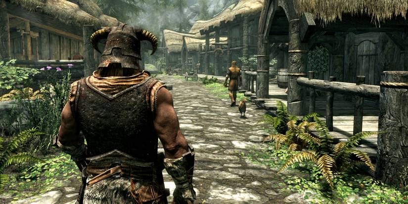 A village in Skyrim