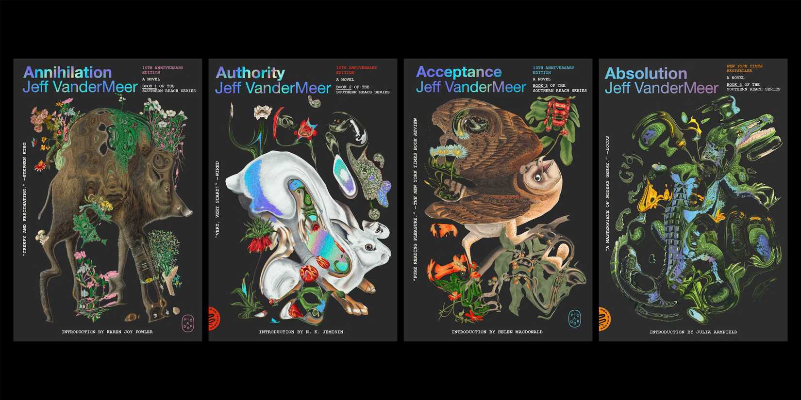 The Southern Reach Series by Jeff VanderMeer.