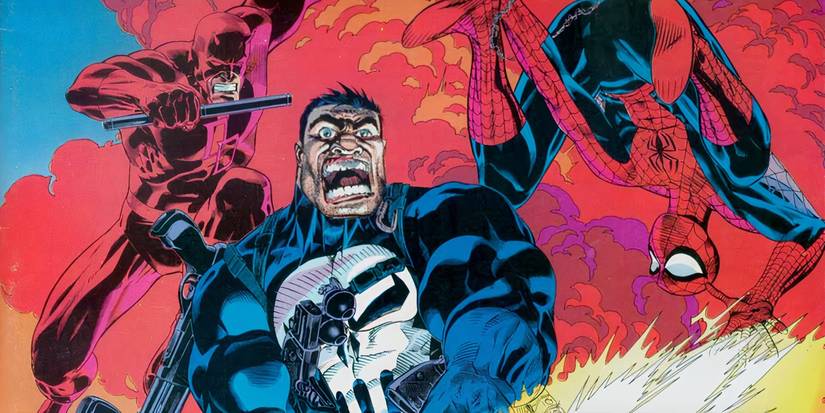 Spider-Man Daredevil Punisher comics