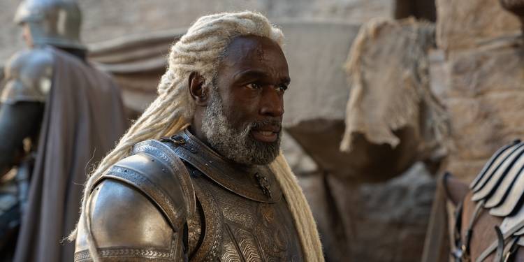 Steve Toussaint as Corlys Velaryon in House of the Dragon Season 3