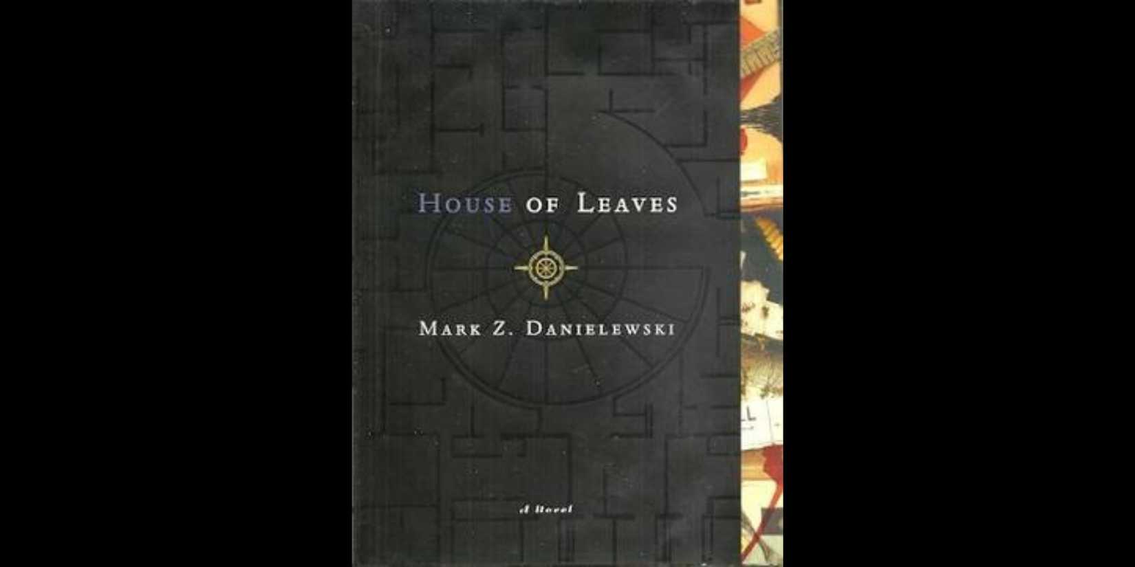 The book cover for "House of the Leaves" by Mark Z. Danielewski.