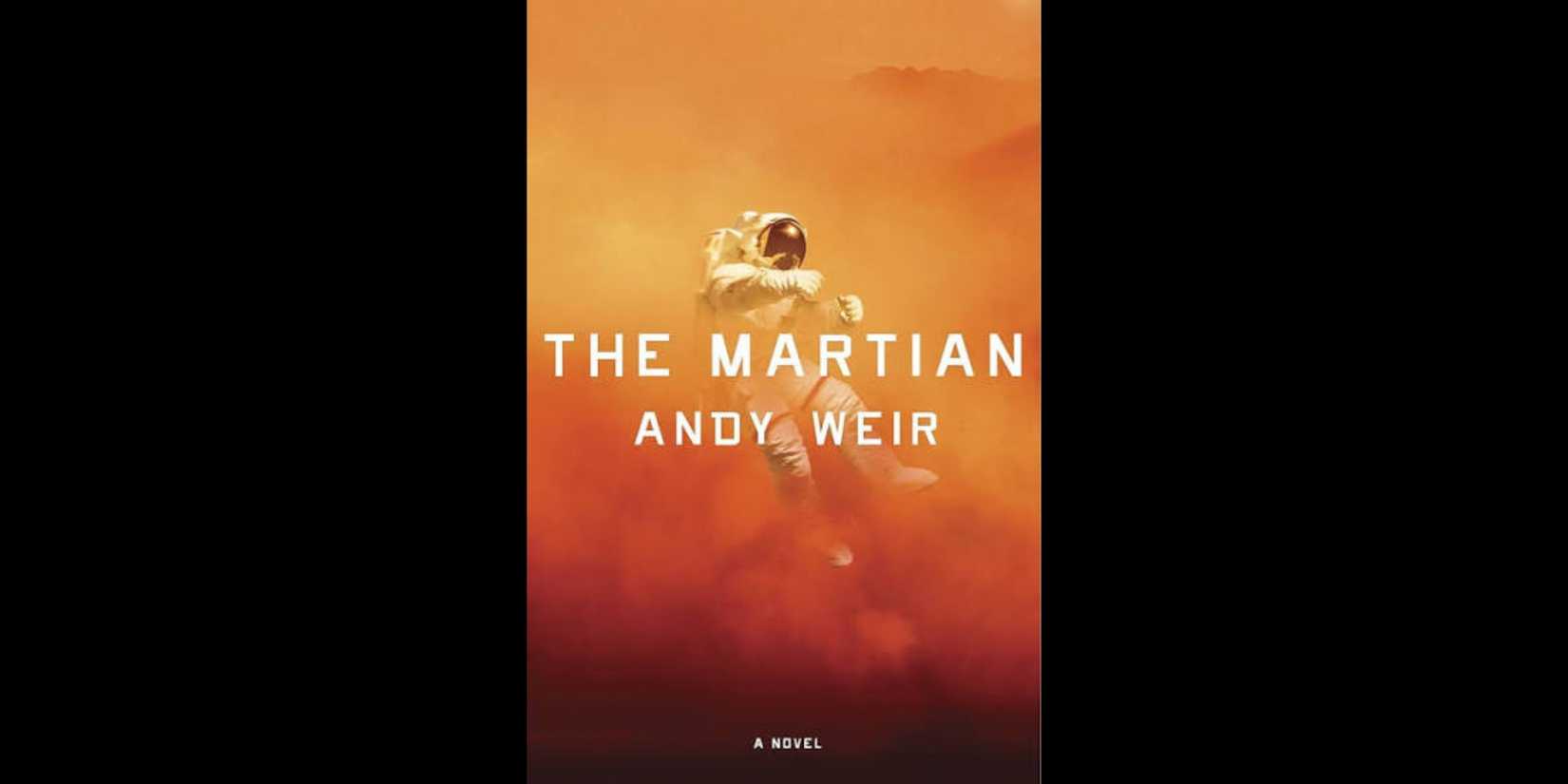 The book cover for 'The Martian' by Andy Weir.