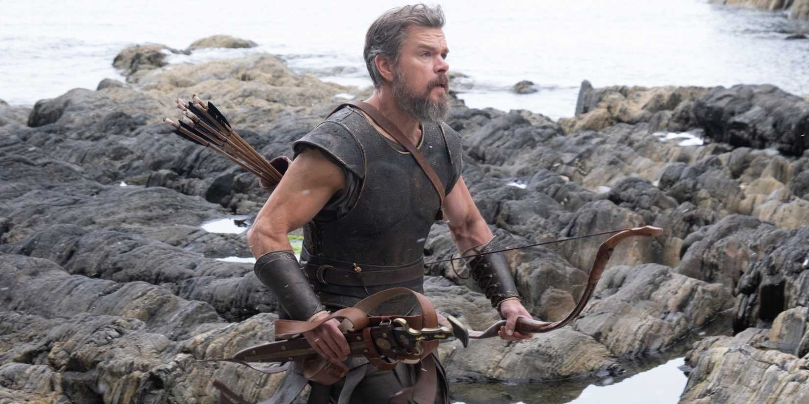 Matt Damon as Odysseus in The Odyssey (2026)