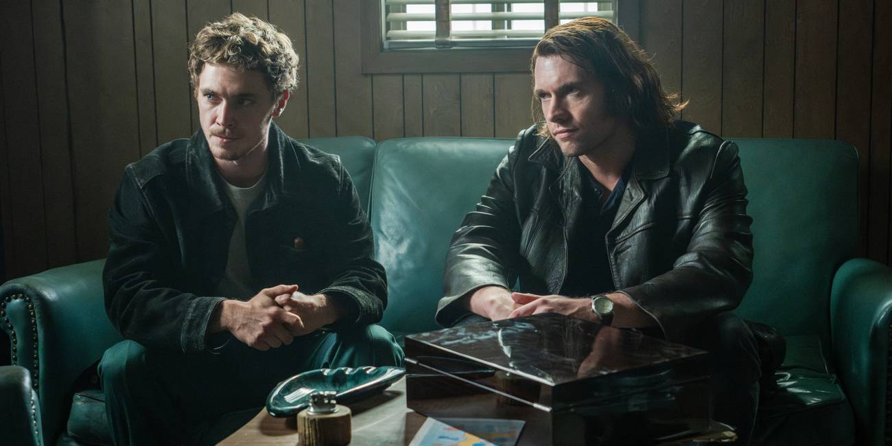 Stanley Morgan and Tom Brittney in The Westies Episode 1