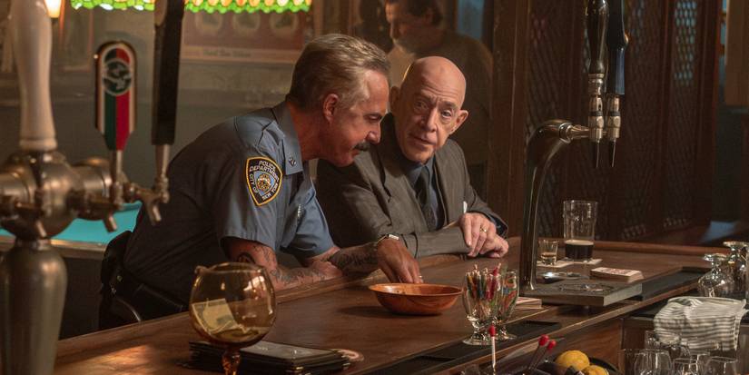 J.K. Simmons and Titus Welliver in The Westies Episode 4
