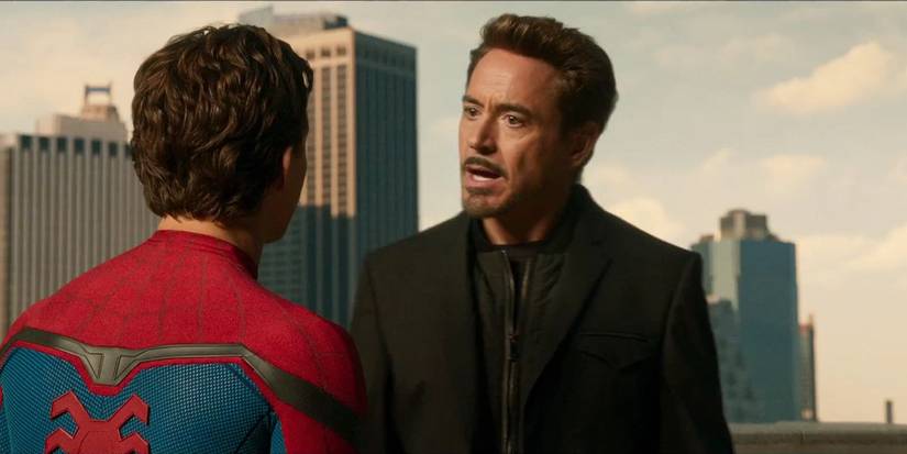 Tom Holland Spider-Man Tony Stark Robert Downey Jr