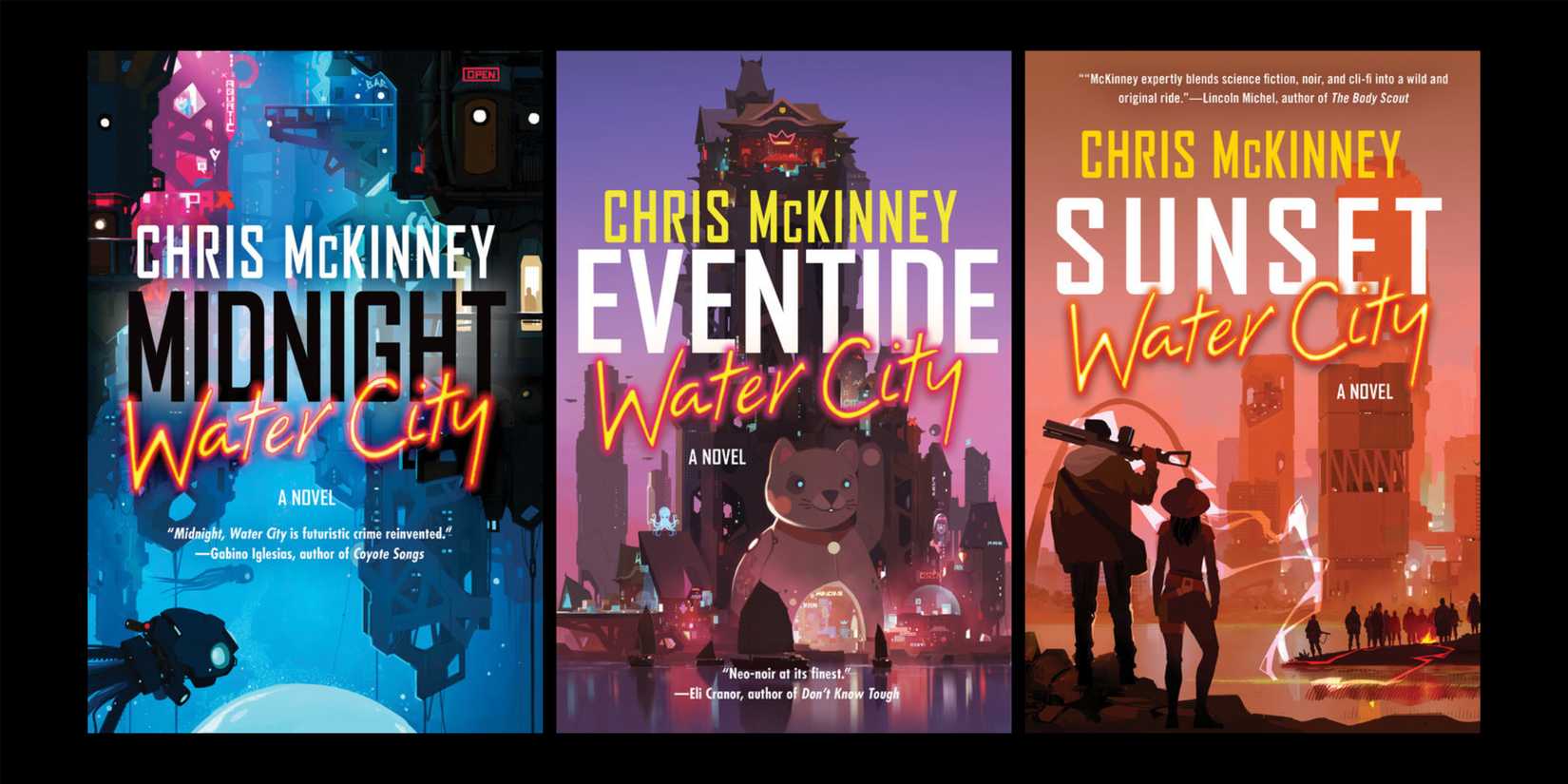 The Water City Trilogy by Chris McKinney.