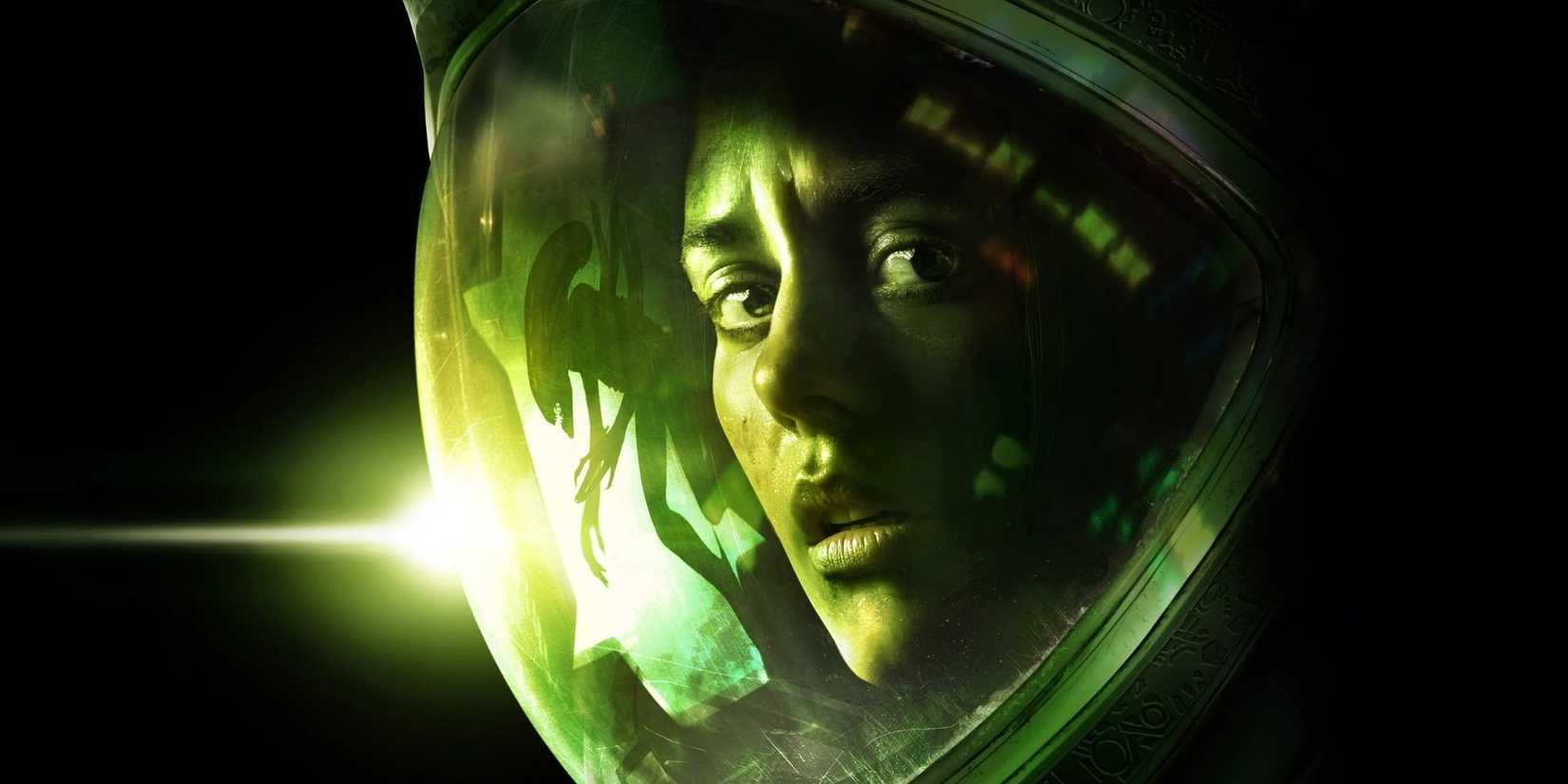 Main character on the poster of Alien: Isolation