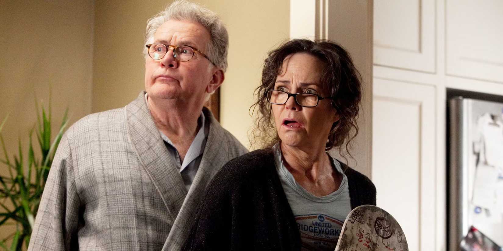 Uncle Ben (Martin Sheen) and Aunt May (Sally Field) in 'The Amazing Spider-Man'