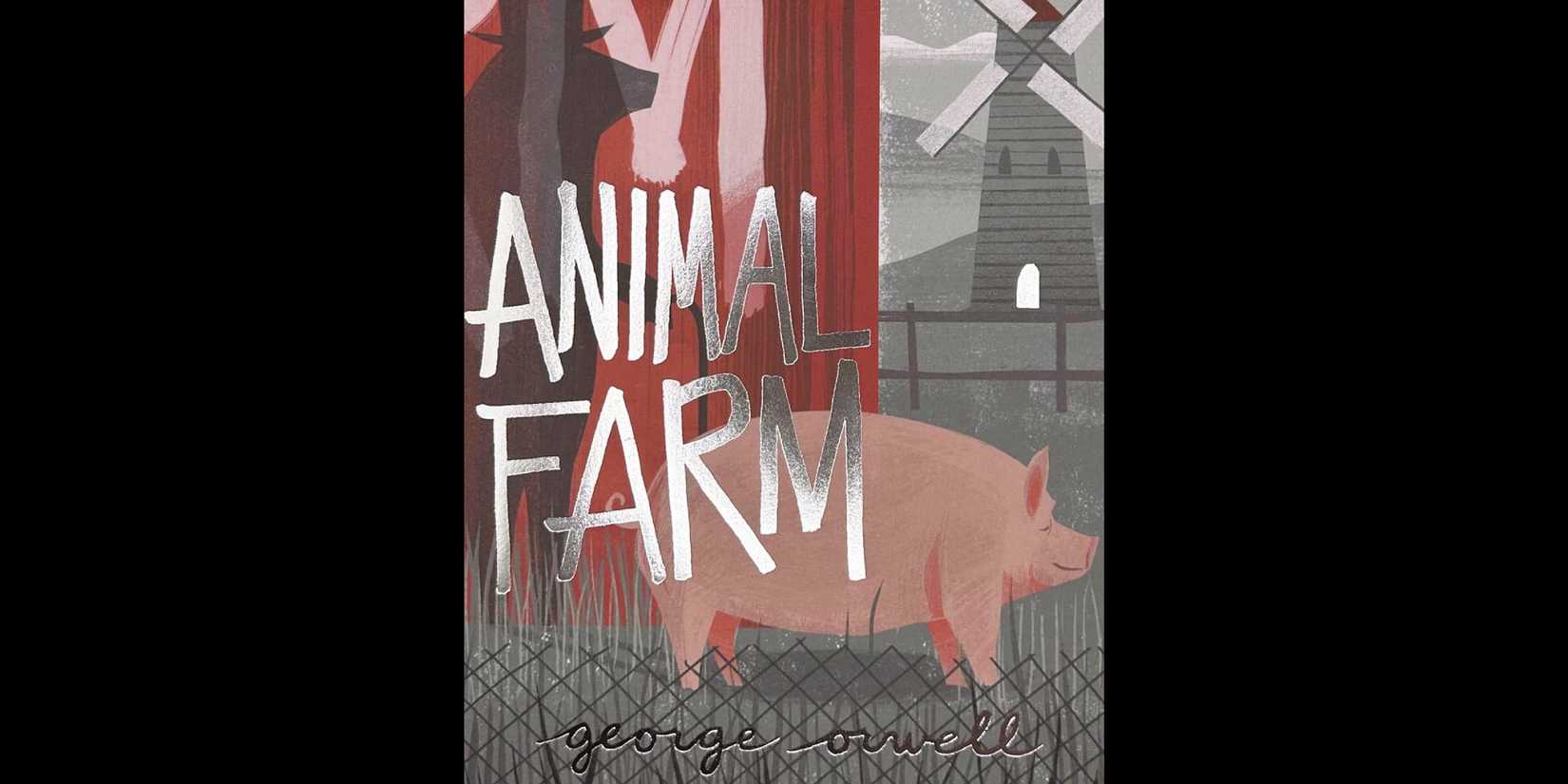 Animal Farm - book cover - 1945