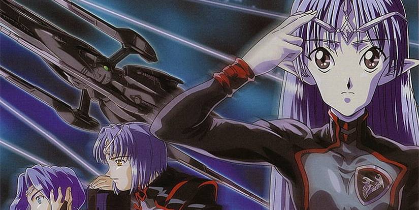 A collage of characters from Crest of the Stars