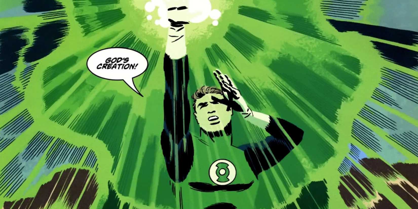 Hal Jordan receives a Green Lantern power ring in 'DC: The New Frontier'