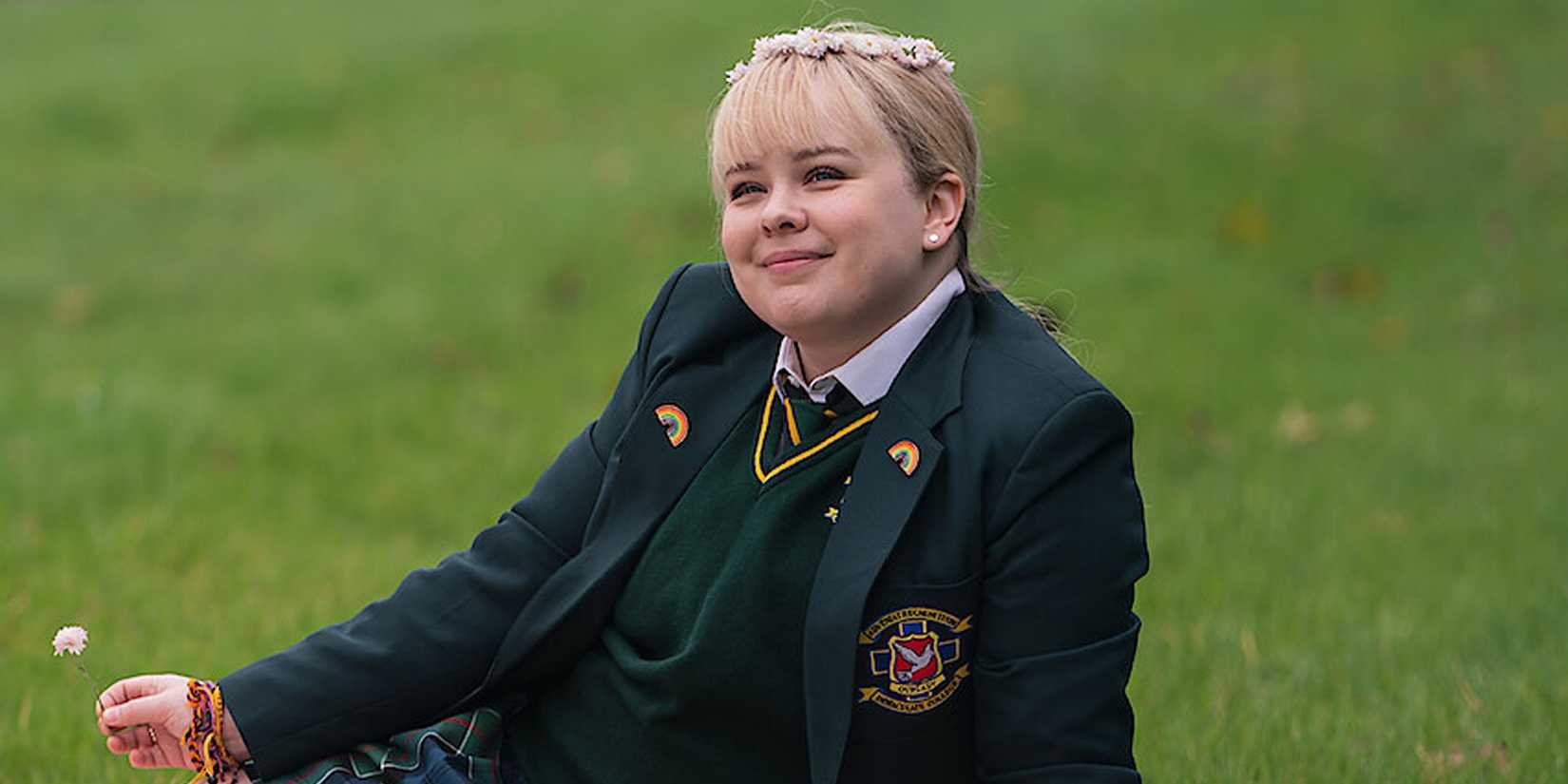 Nicola Coughlan as Clare in 'Derry Girls'