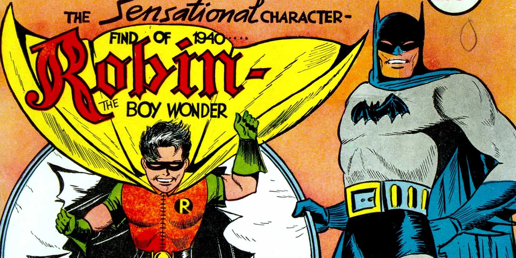 Robin appears alongside Batman on the cover of Detective Comics #38 (1940)