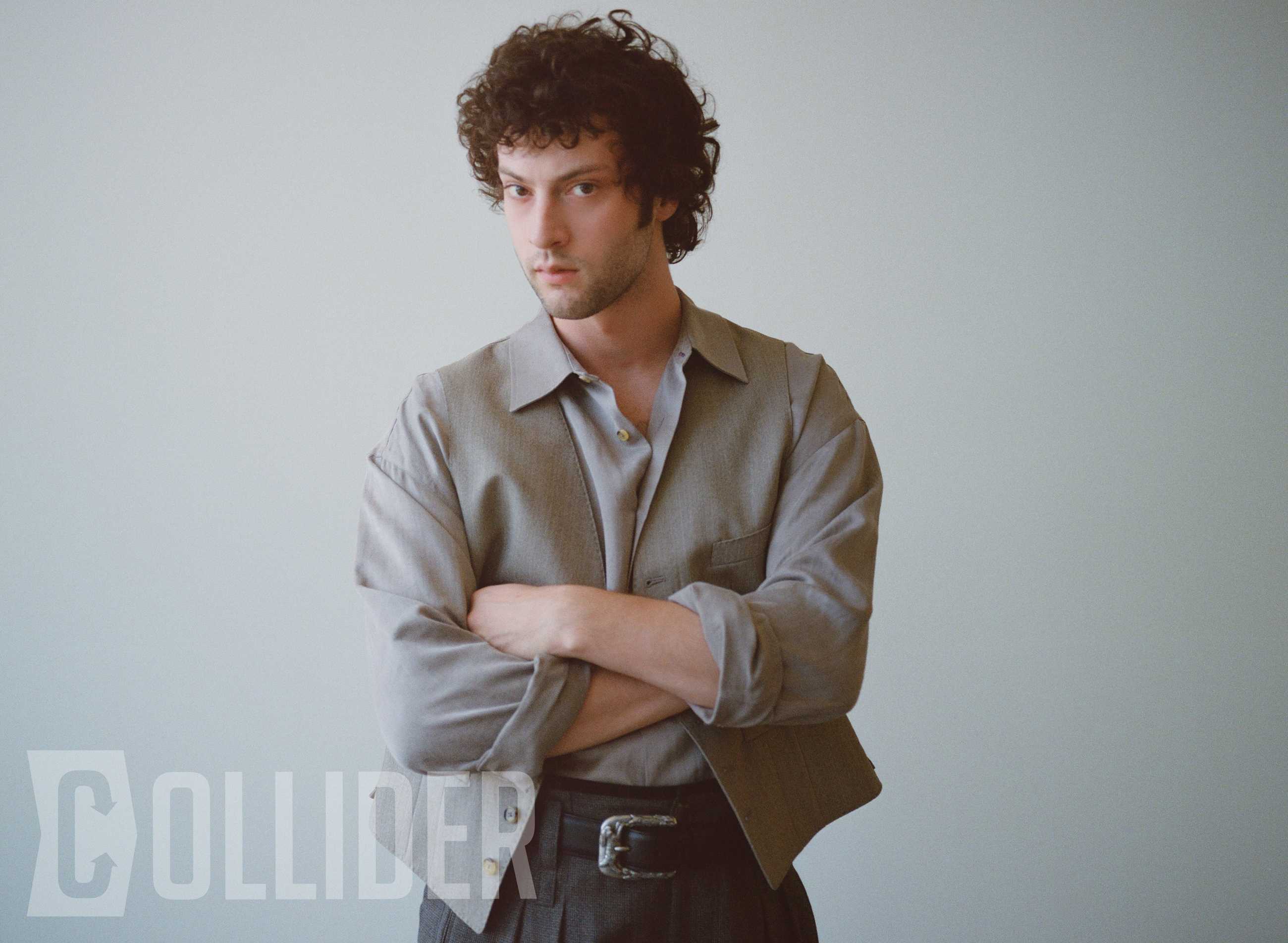 Dominic Sessa poses for an exclusive Collider portrait in New York City on Aug. 18, 2026. (Photo by Lenne Chai)