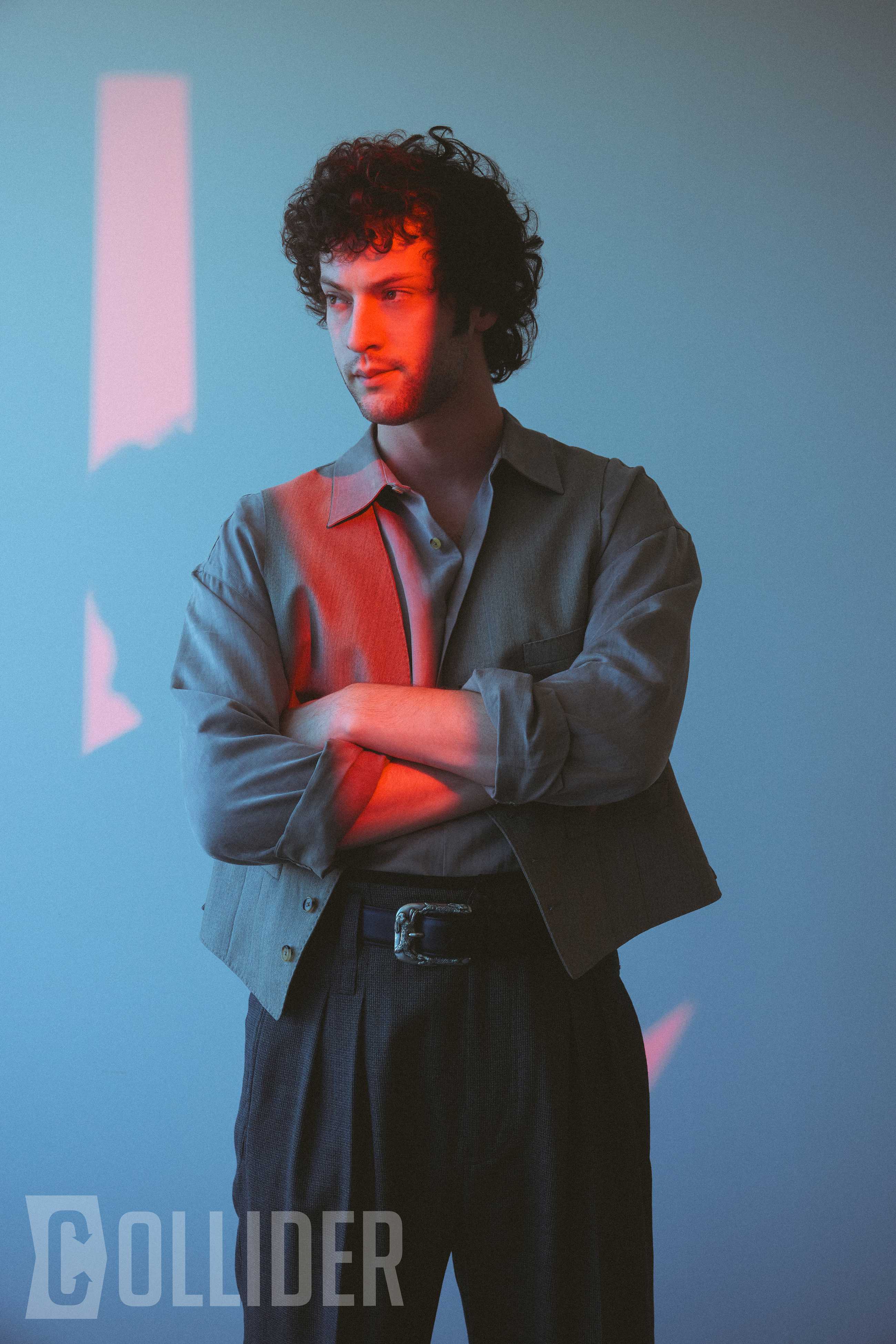 Dominic Sessa poses for an exclusive Collider portrait in New York City on Aug. 18, 2026. (Photo by Lenne Chai)