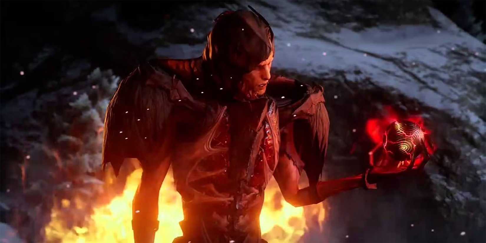 Corypheus holding the orb in Dragon-Age-Inquisition