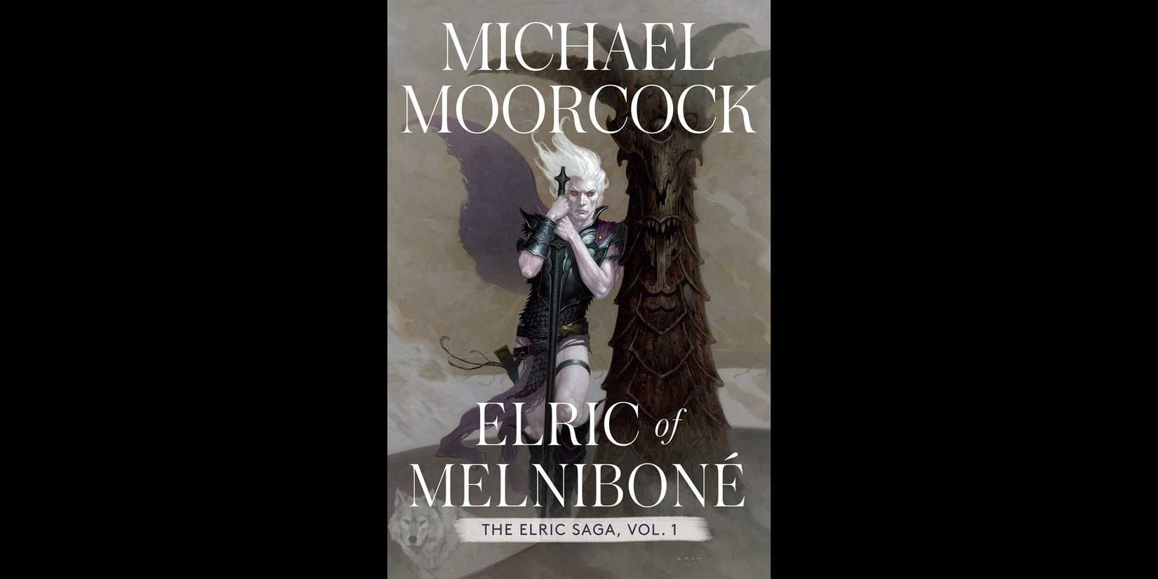 The cover of Saga Press' 2022 Elric of Melniboné by Michael Moorcock