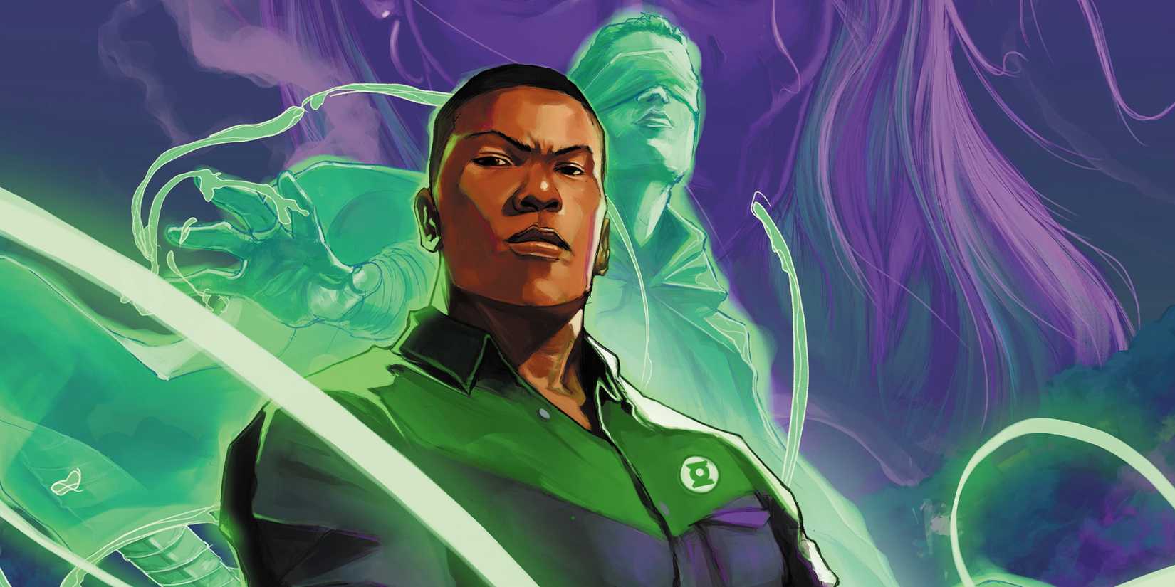 Green Lantern (John Stewart) on the cover of 'Green Lantern: War Journal'