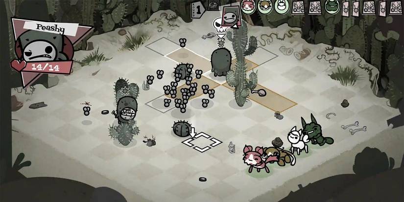 gameplay of the video game Mewgenics