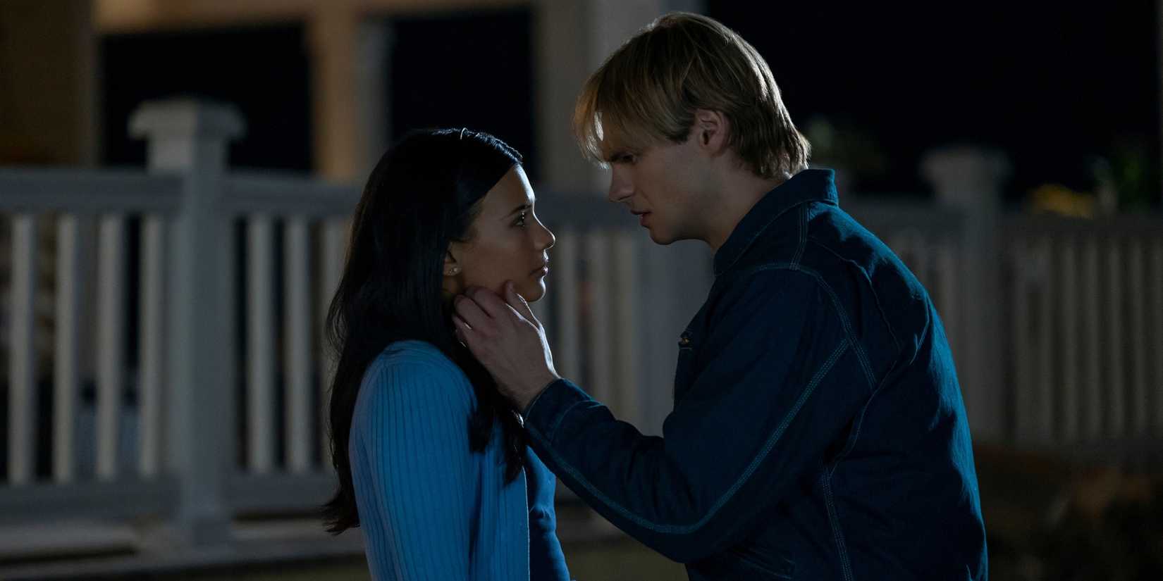 Nikki Rodriguez as Jackie and Noah LaLomde as Cole in the Season 2 cliffhanger on 'My Life with the Walter Boys.'