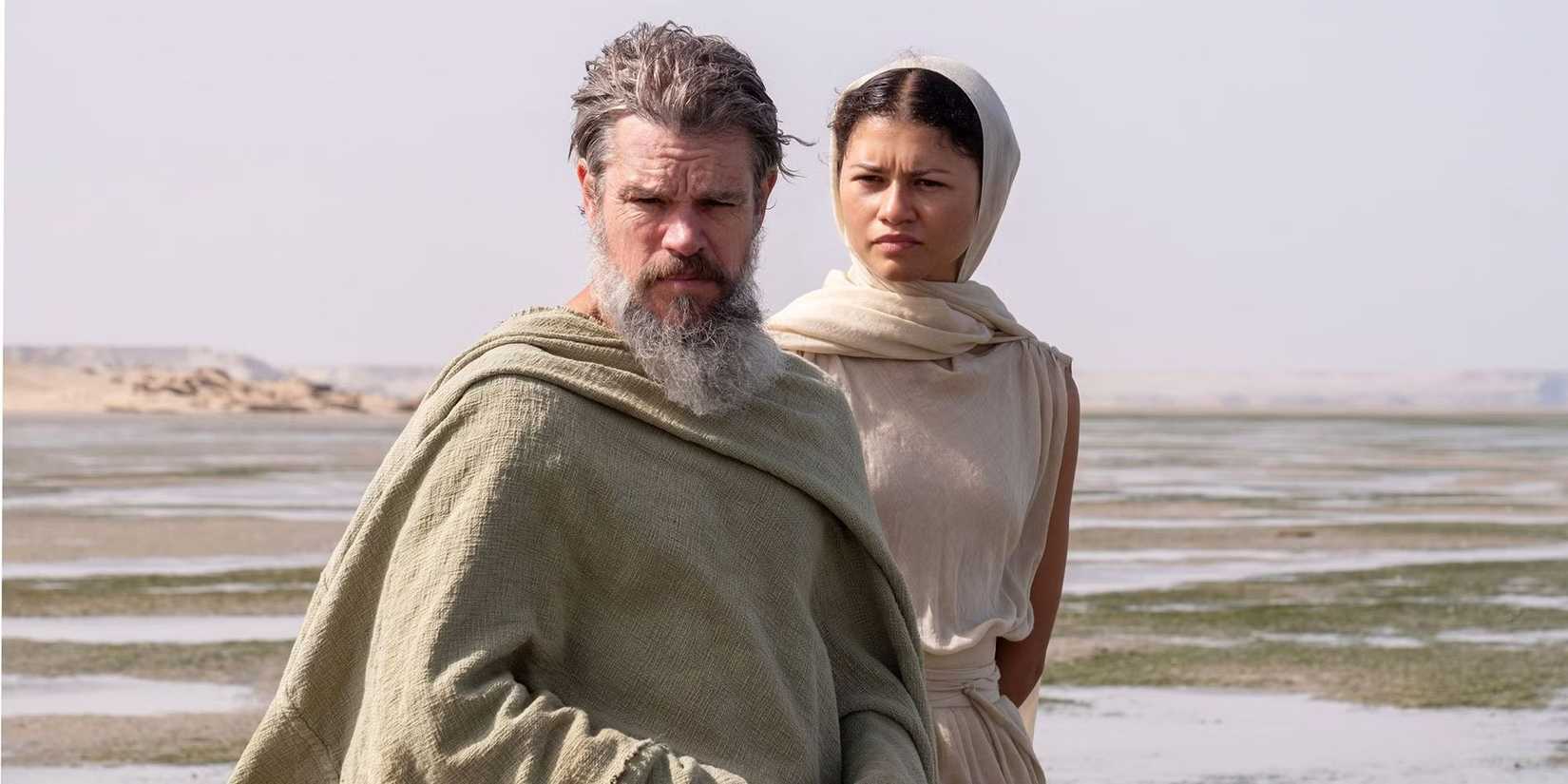 Matt Damon and Zendaya in The Odyssey