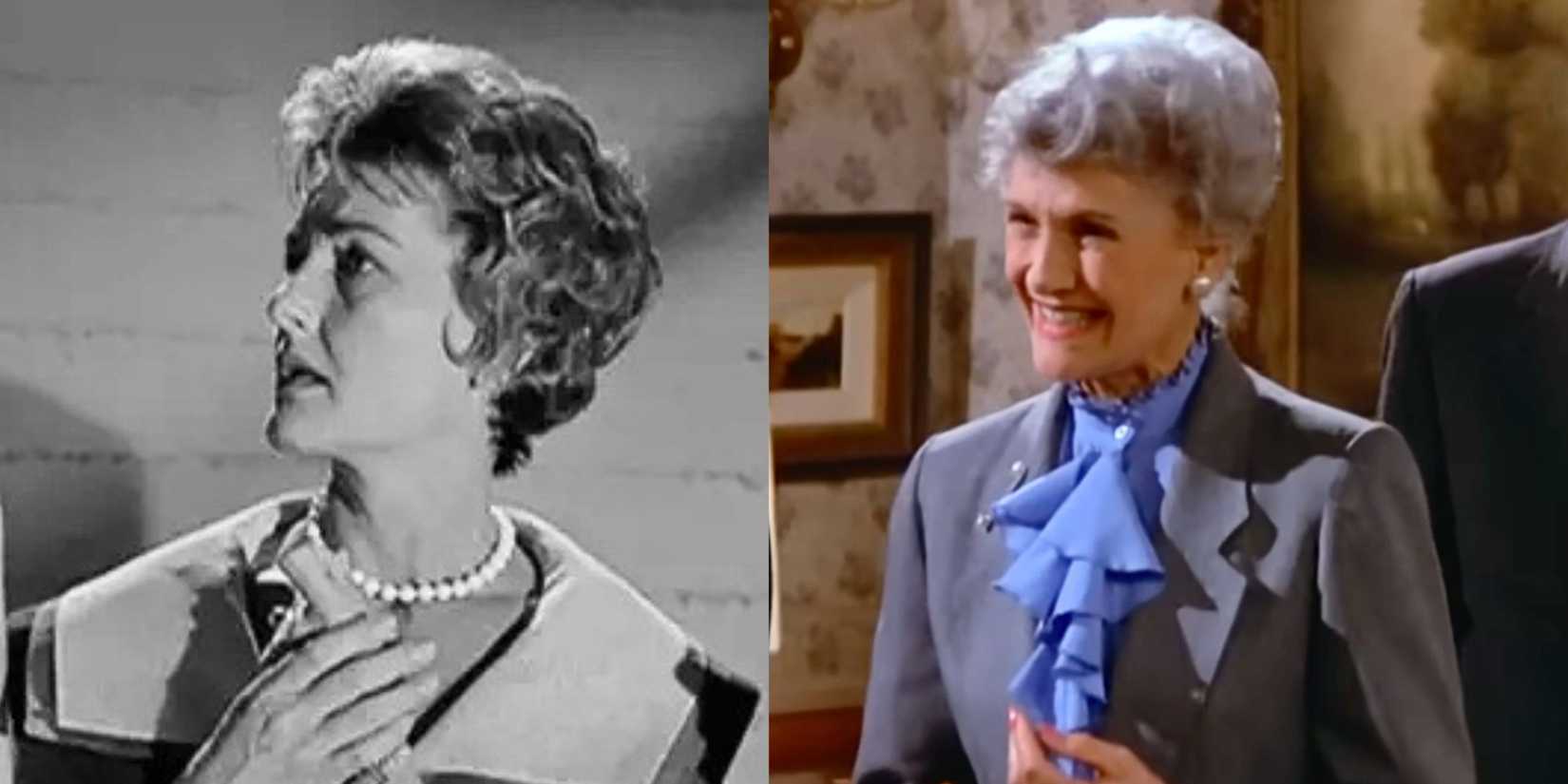 Peggy Stewart in The Twilight Zone and in Seinfeld