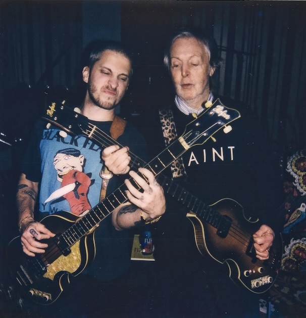 Polaroid_Andrew Watt and Paul McCartney - Courtesy of Andrew Watt-2