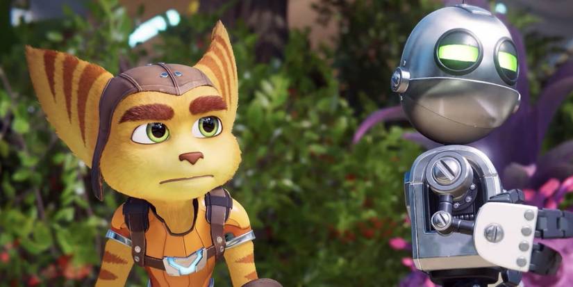 Ratchet and Clank together in a cutscene in 'Ratchet and Clank: Rift Apart'