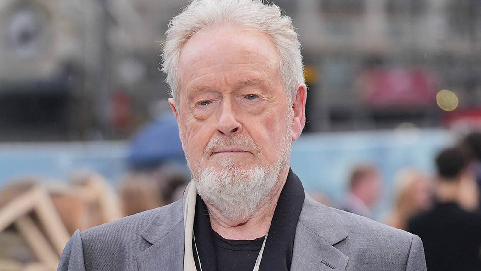 Ridley Scott on the red carpet
