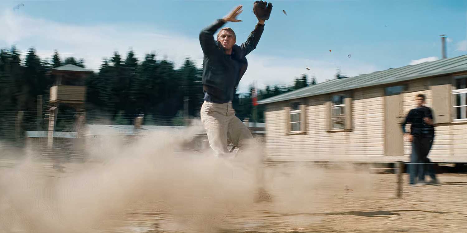 Steve McQueen in The Great Escape