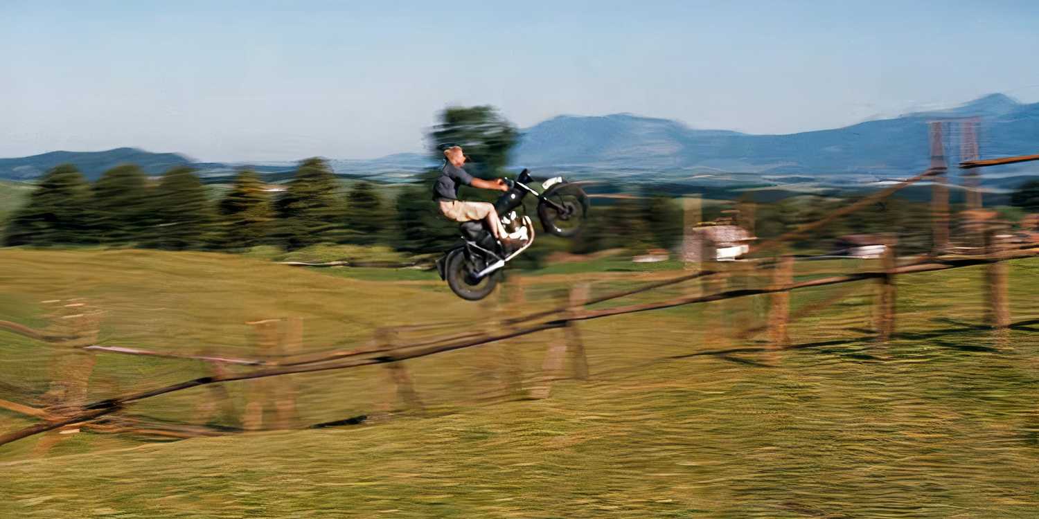 Steve McQueen in The Great Escape.