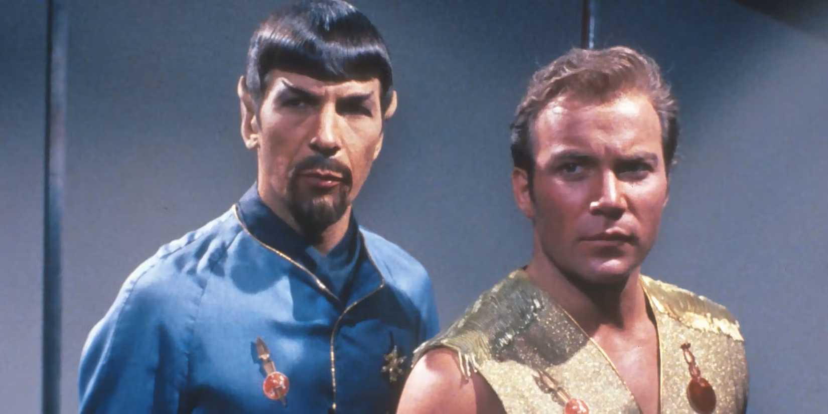 Kirk with Evil Spock from the Mirror Dimension