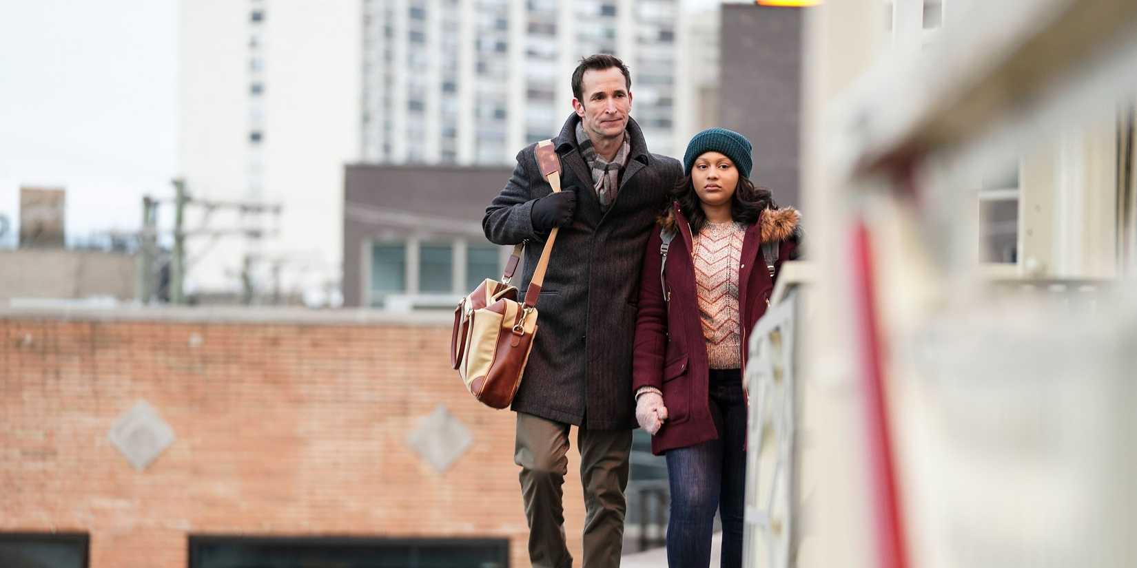 Noah Wyle and Aliyah Royale in The Red Line
