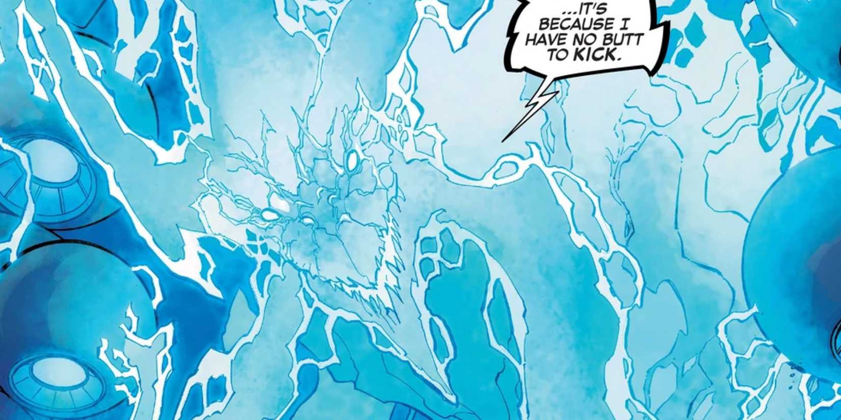 The Battery reveals himself during the Electro-Verse event