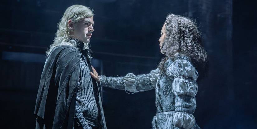 Noah Ritter as Prince Rhaegar Targaryen and Harmony Rose-Bremner as Lyanna Stark in The Mad King