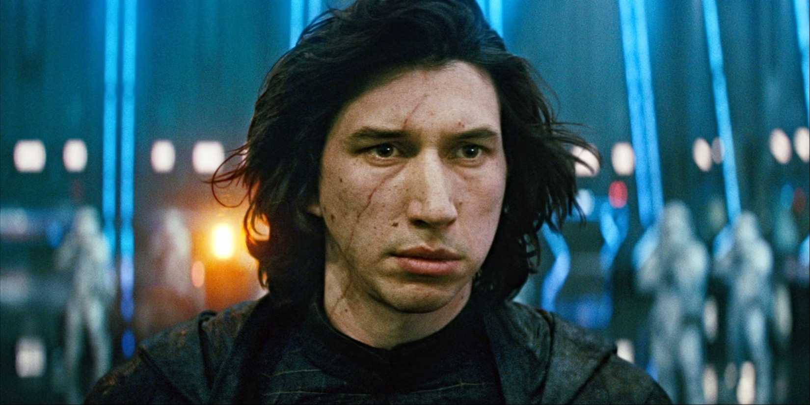 Adam Driver as Kylo Ren in The Rise of Skywalker