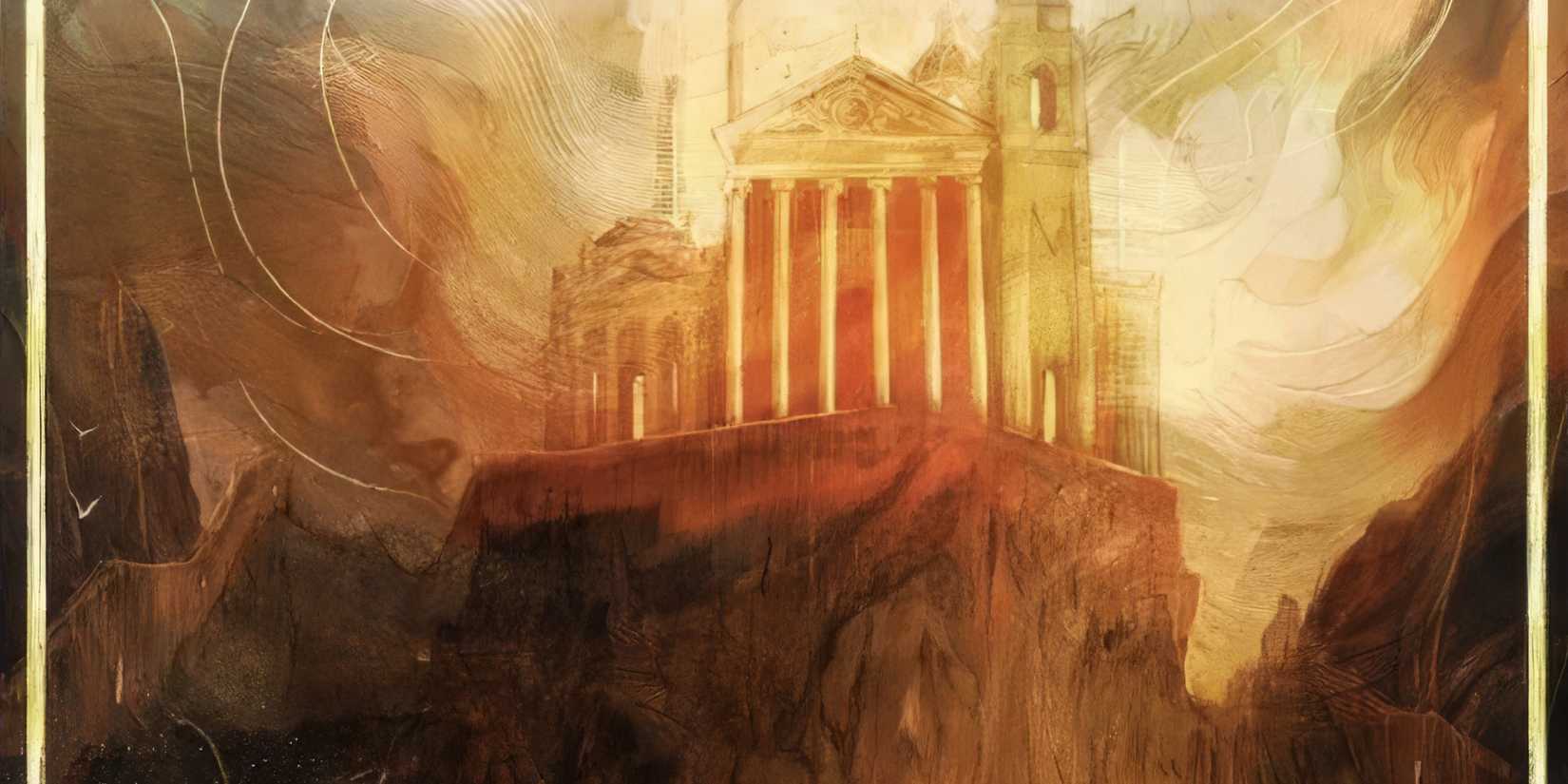 A Roman temple on the Target exclusive cover of The Will of the Many