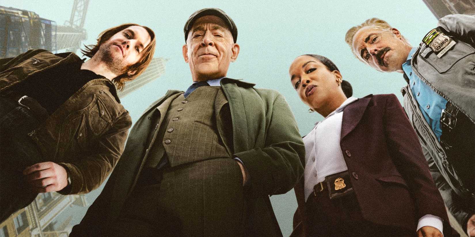 The Westies poster artwork with J.K. Simmons, Titus Welliver, Tom Brittney and Jessica Frances Dukes