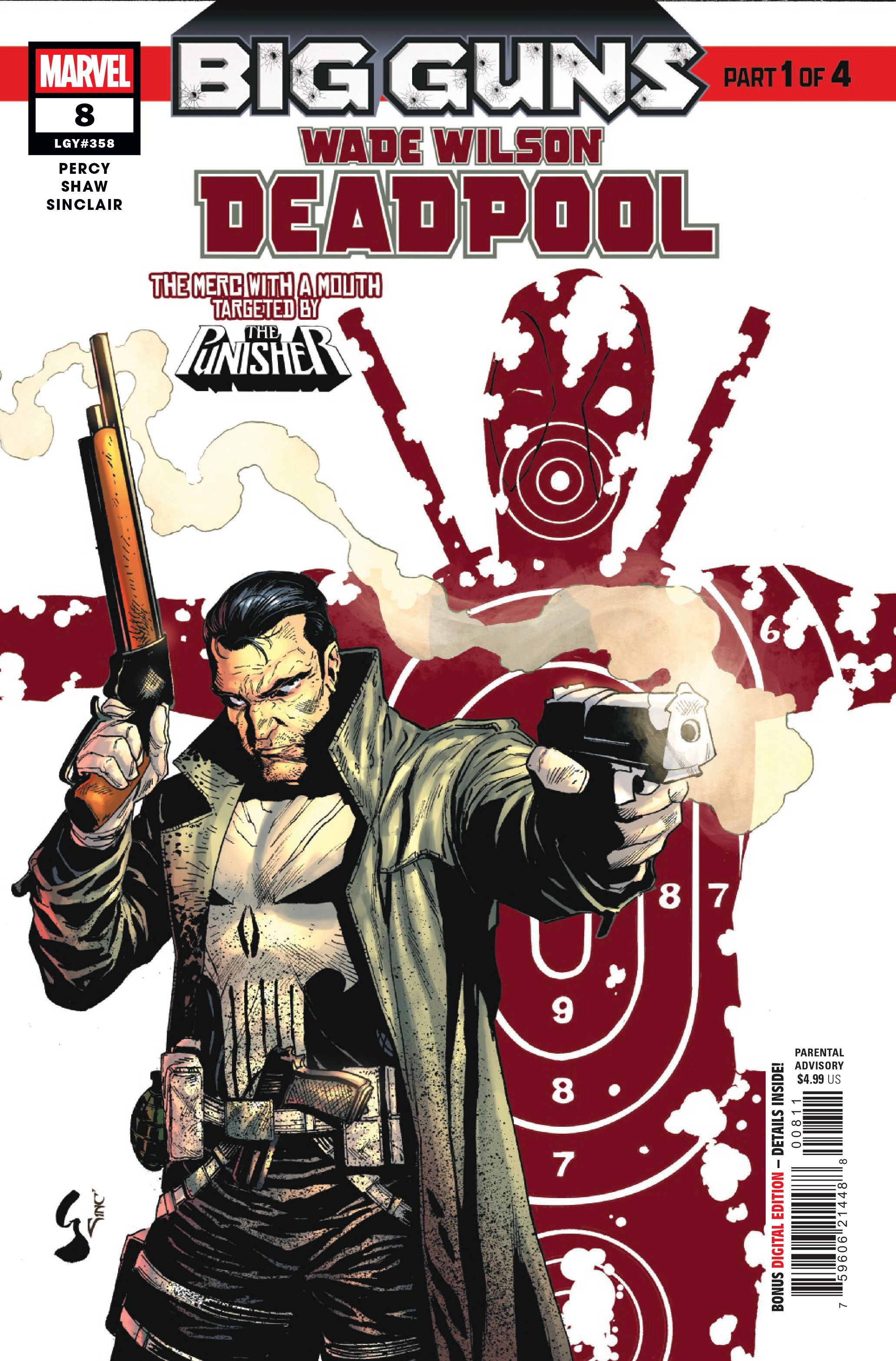 Marvel Comics Previews Deadpool vs. The Punisher in 'Wade Wilson: Deadpool' #8