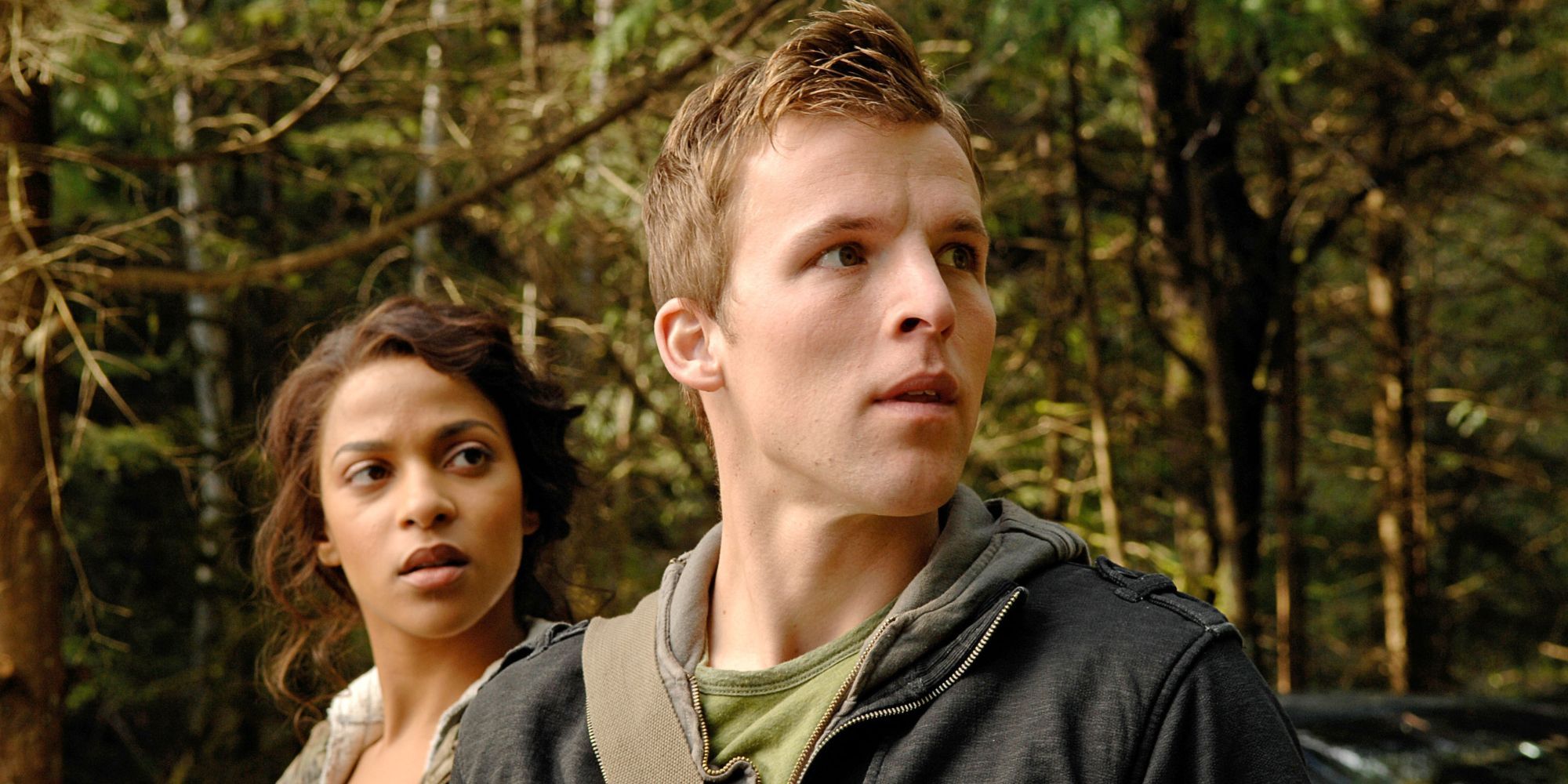 Chad Faust and Megalyn Echikunwoke in The 4400.
