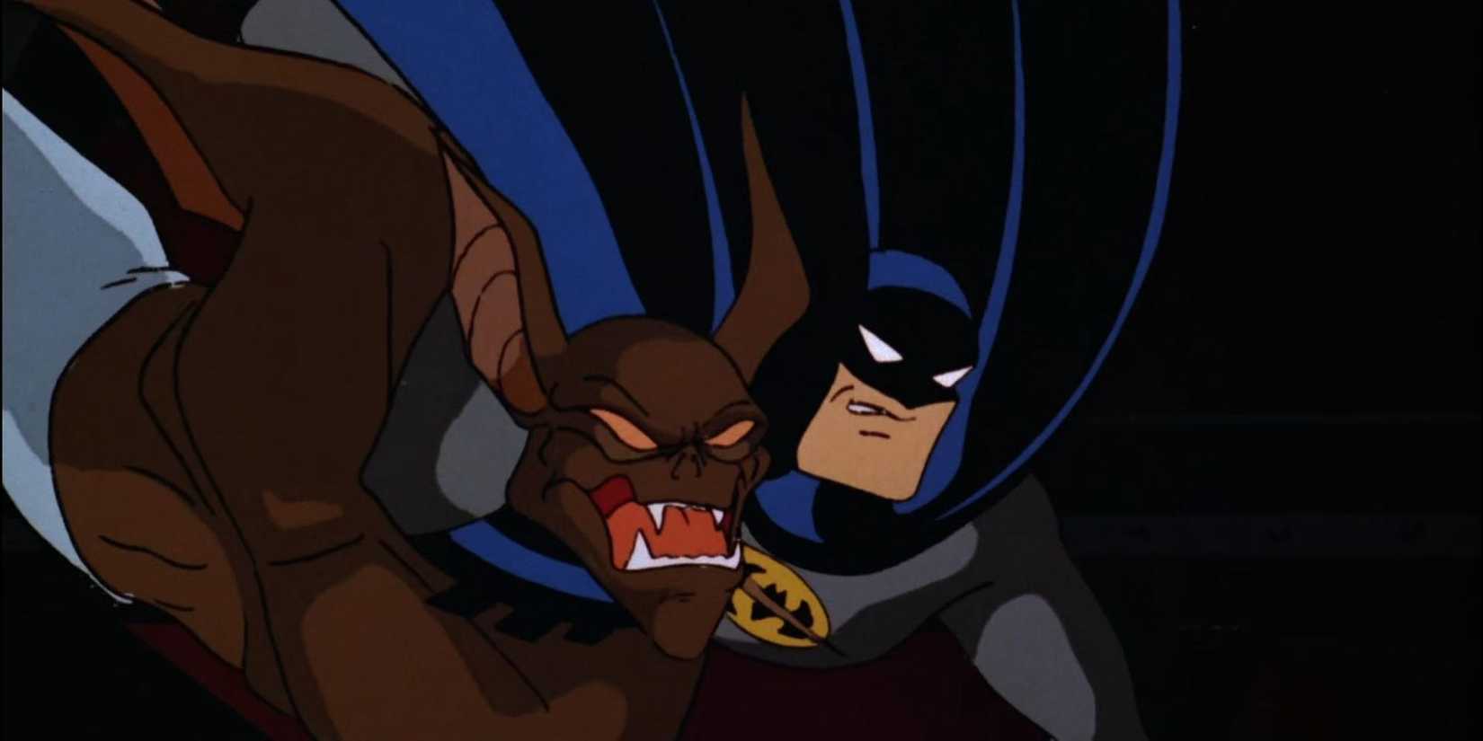 Batman battles with Man-Bat