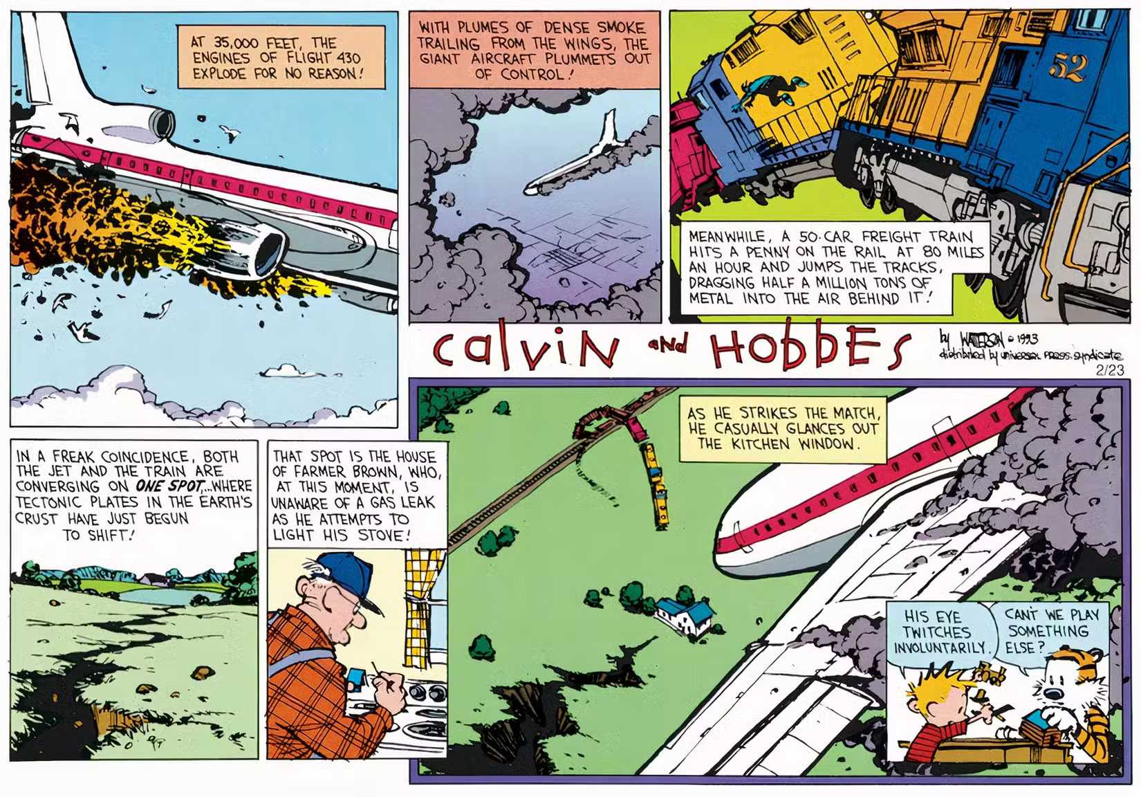Farmer Brown meets his end in 'Calvin and Hobbes'
